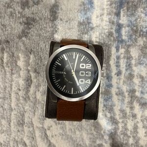 Unisex round Diesel watch
